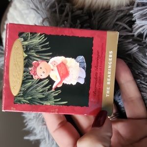 Vtg 1993 The Bearingers of Victoria Circle Hallmark Ornaments set 4 Ornaments
